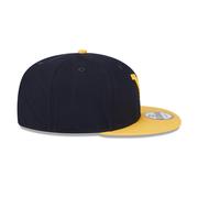 West Virginia New Era 9Fifty Snapback Two Tone Flat Brim Hat